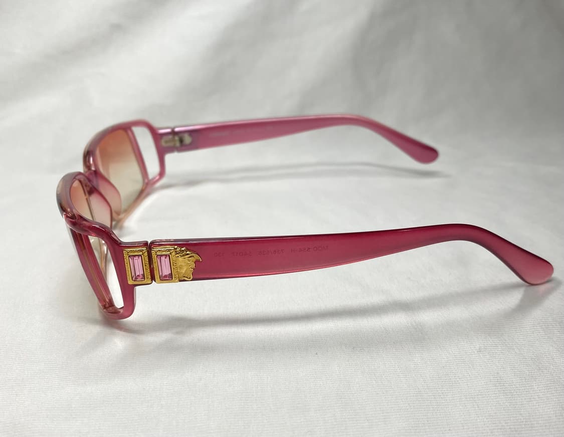 90s 빈티지 베르사체 선글라스 스퀘어 더블프레임 상품이미지2