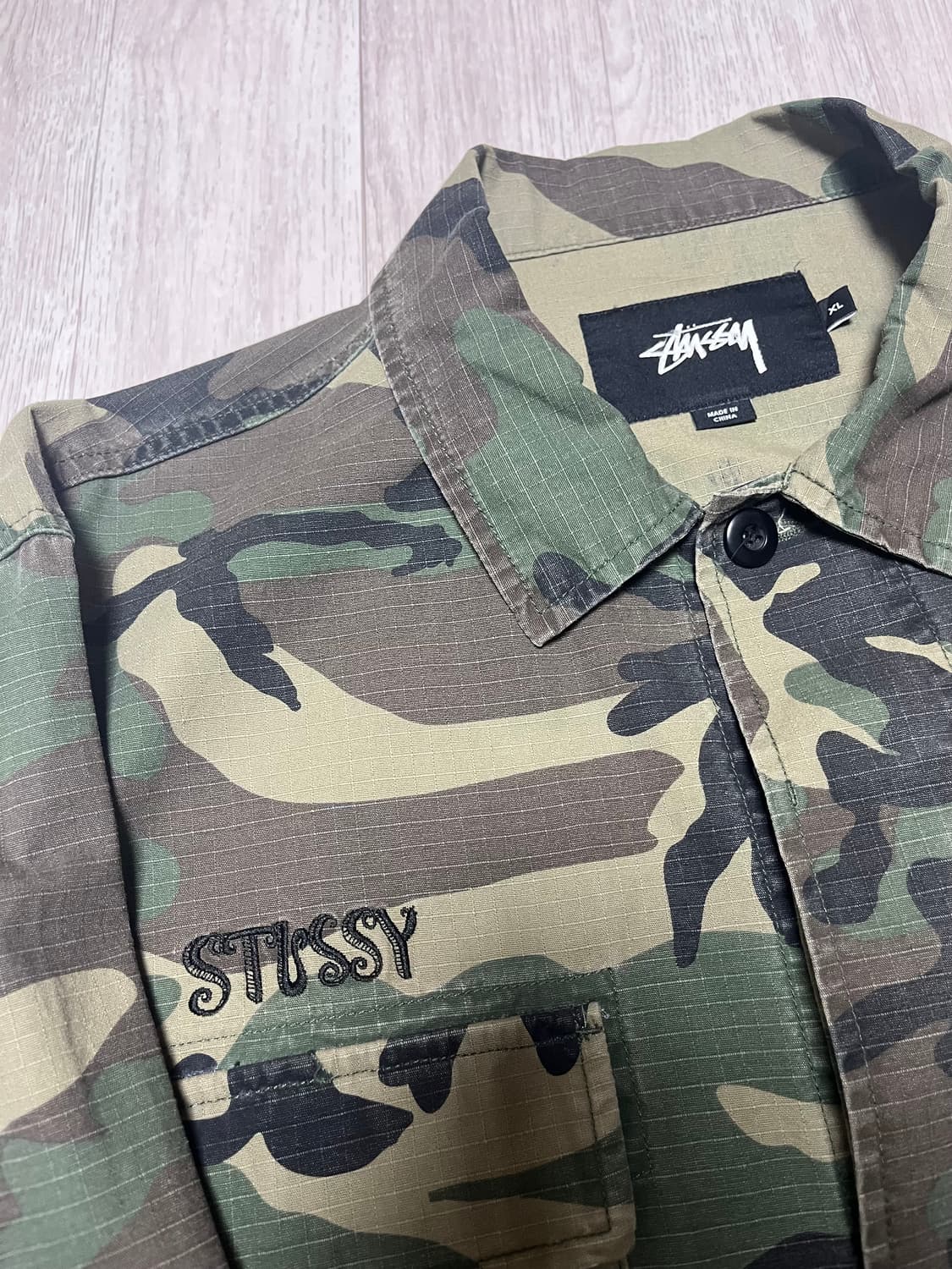 XL) 스투시 카모 밀리터리자켓 상품이미지2