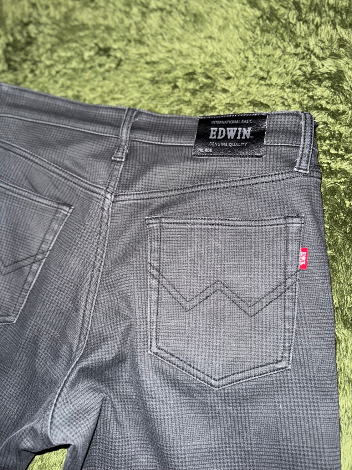 [32] EDWIN 에드윈 재팬 WILD FIRE 웜 체크 팬츠 상품이미지9