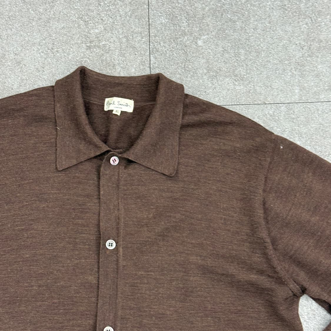 빈티지 폴스미스 브라운 가디건(데미지) 상품이미지6