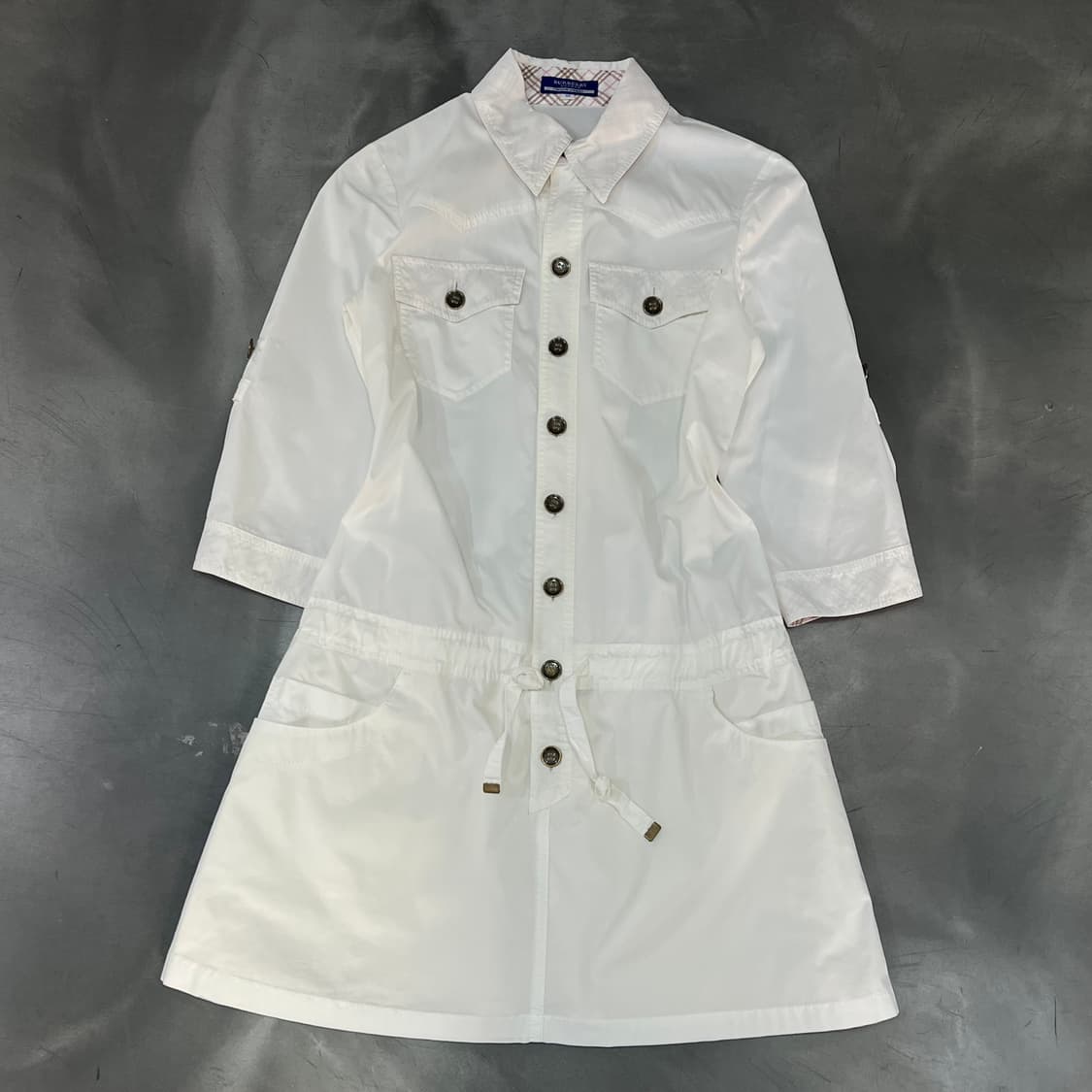  버버리 스트링 셔츠 원피스 y15896 상품이미지1