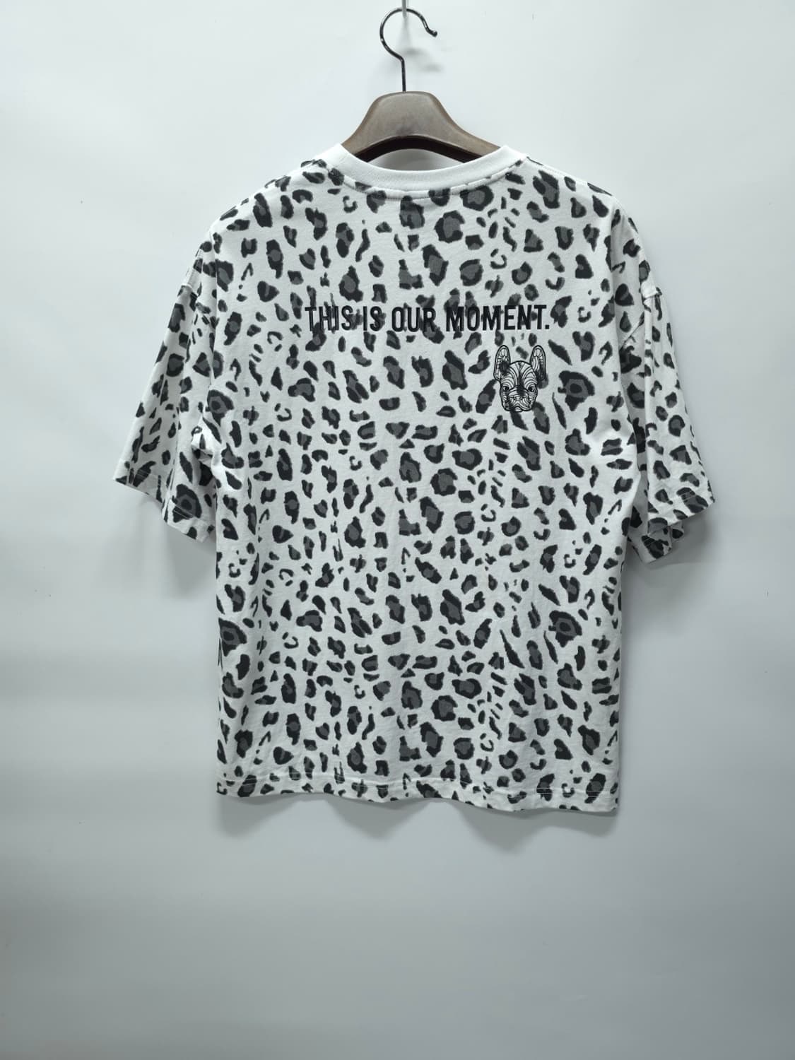라이프워크 남여공용 레오파드 불독 오버핏 반팔 티셔츠(S) 상품이미지7