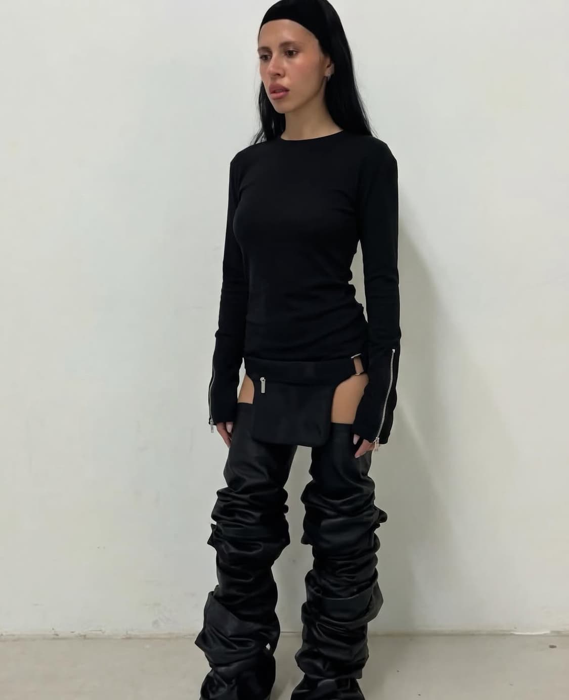 Shakingmyhead  ZIPPER LONG SLEEVE 지퍼롱슬리브 상품이미지2