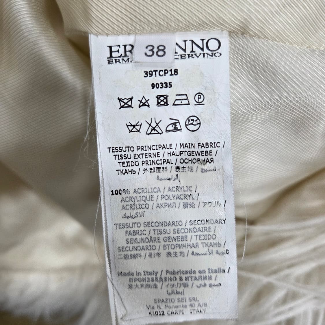 에르마노 설비노 퍼 코트 상품이미지6