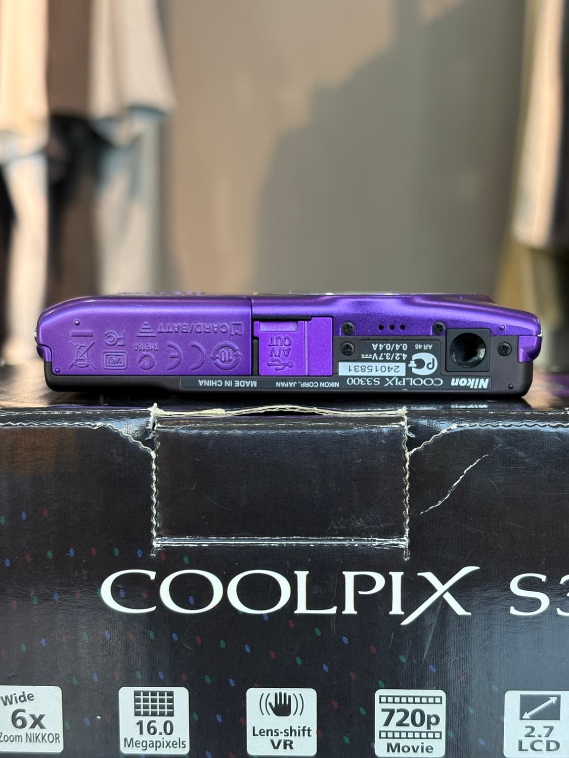 박스O/날짜표시)니콘 쿨픽스 s3300 퍼플 빈티지디카 상품이미지6