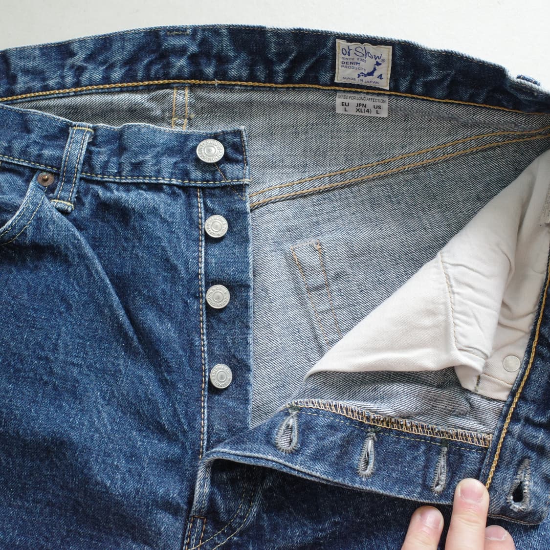 오어슬로우 105 스탠다드 셀비지 데님 (4사이즈/XL) 상품이미지4