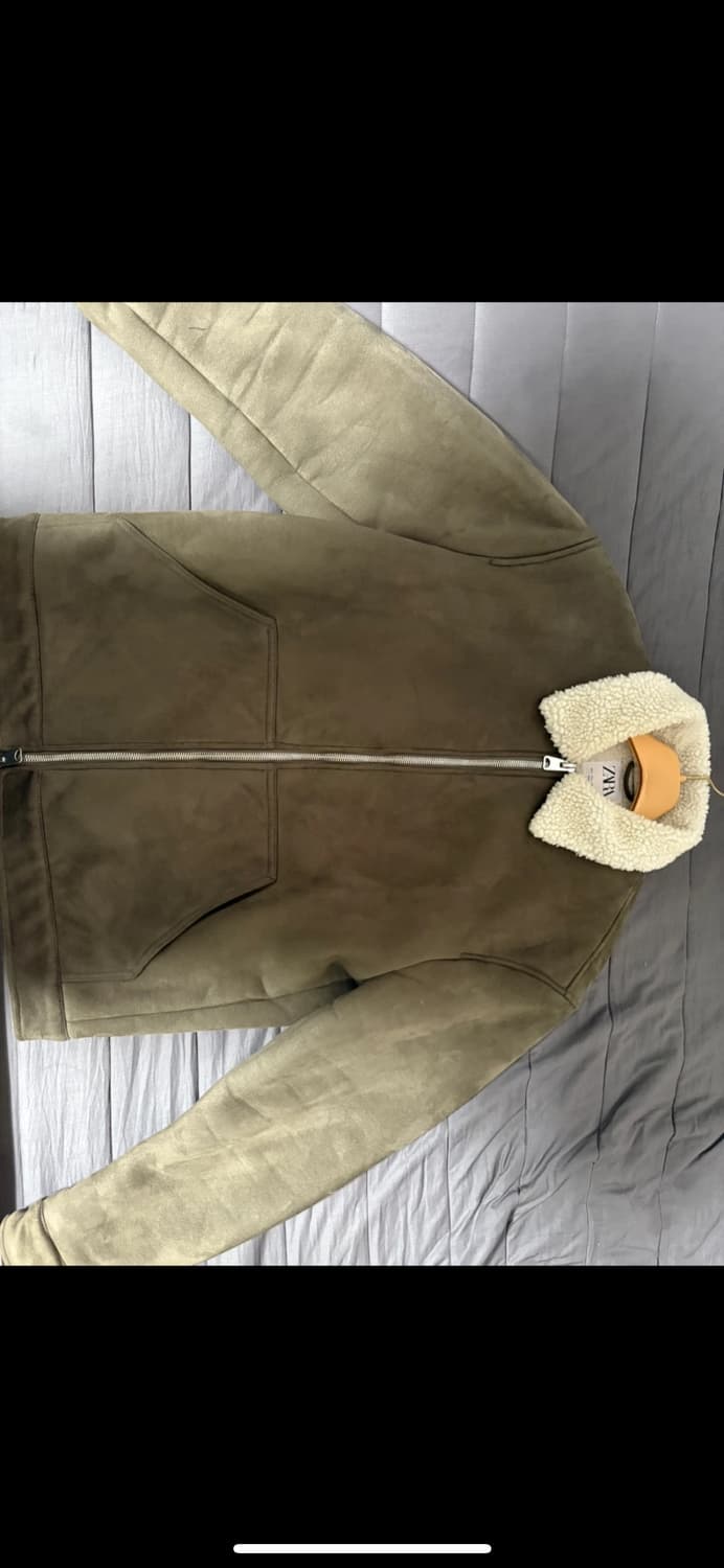 ZARA 무스탕 자켓 상품이미지1