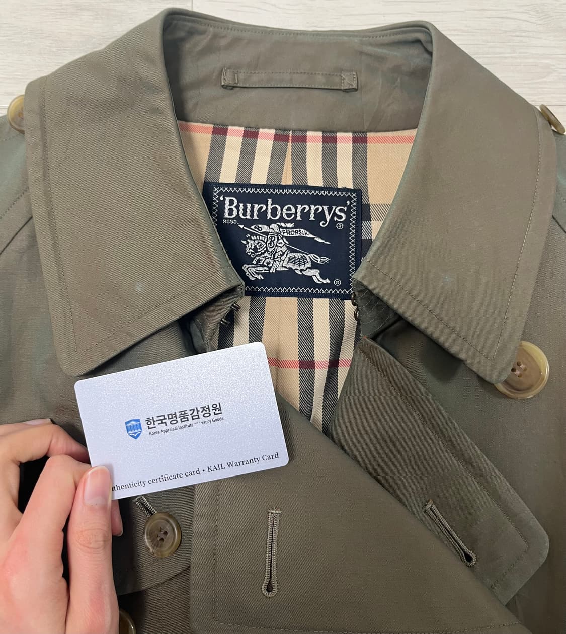 버버리 트랜치 코트 상품이미지1