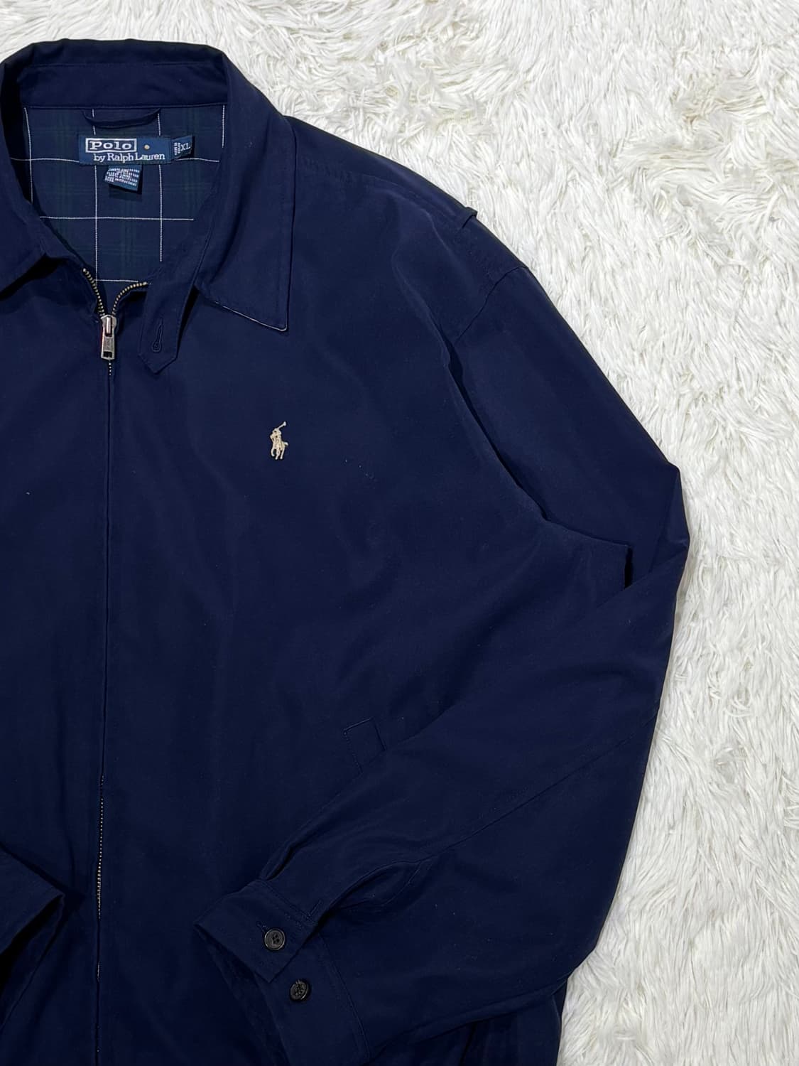 폴로랄프로렌 베이지포니 네이비 스윙톱 자켓 상품이미지5