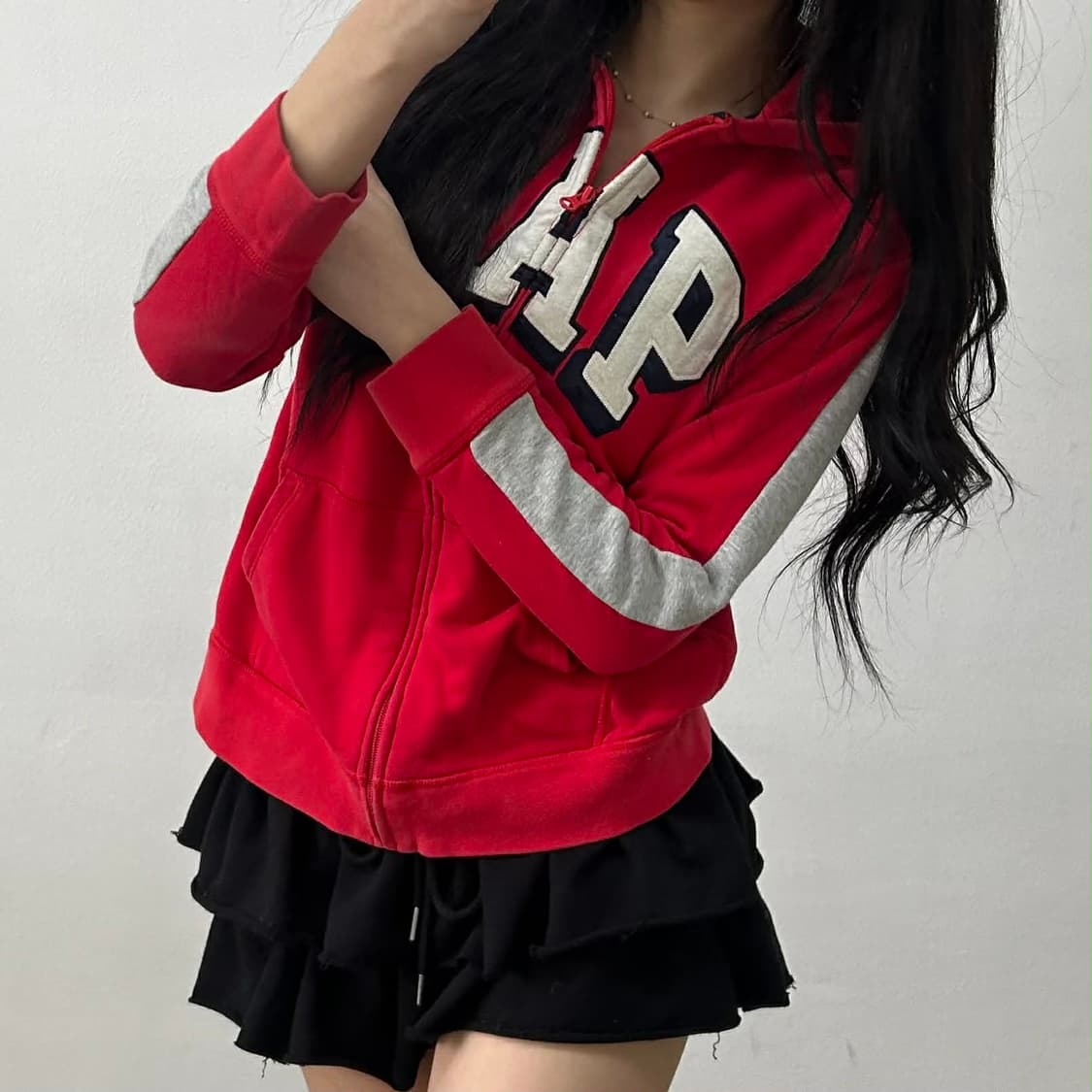 Gap 갭 빅로고 폭닥 스웻 후드집업 져지 상품이미지3