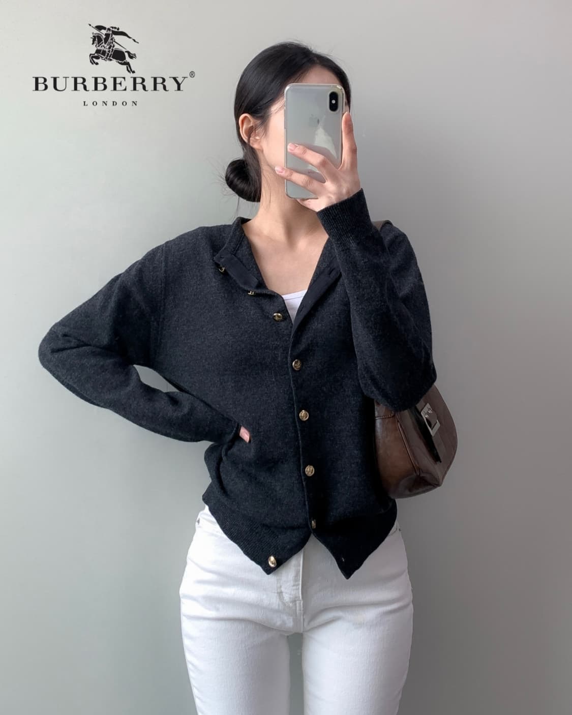 버버리 램스울 가디건 상품이미지2