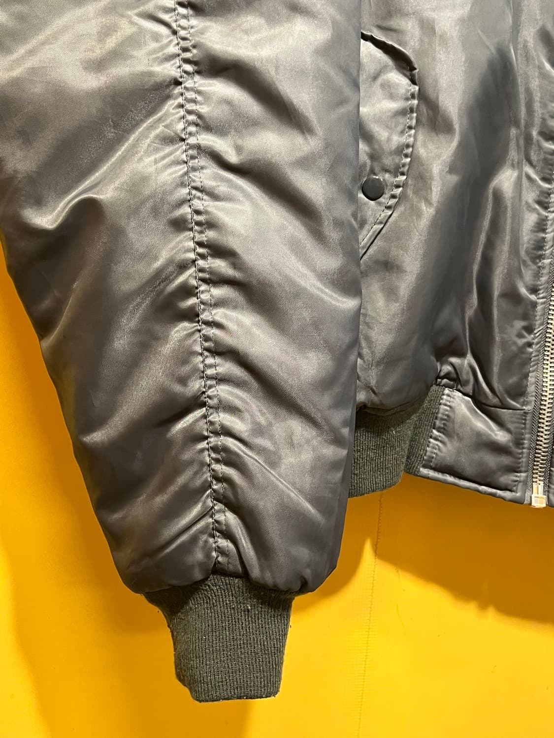 [4XL] 로스코 MA-1 나일론 플라이트 점퍼 밀리터리 봄버 자켓 상품이미지5