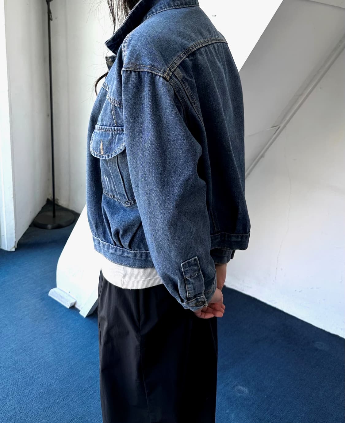 Denim utility pocket design blouson 상품이미지9