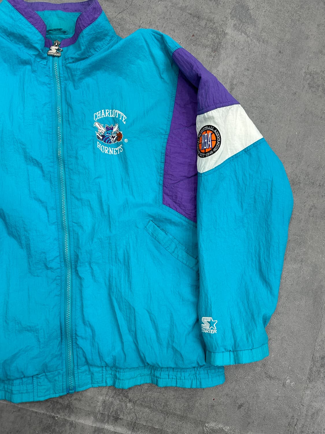 스타터 90s NBA 샬럿 호네츠 바람막이 상품이미지2