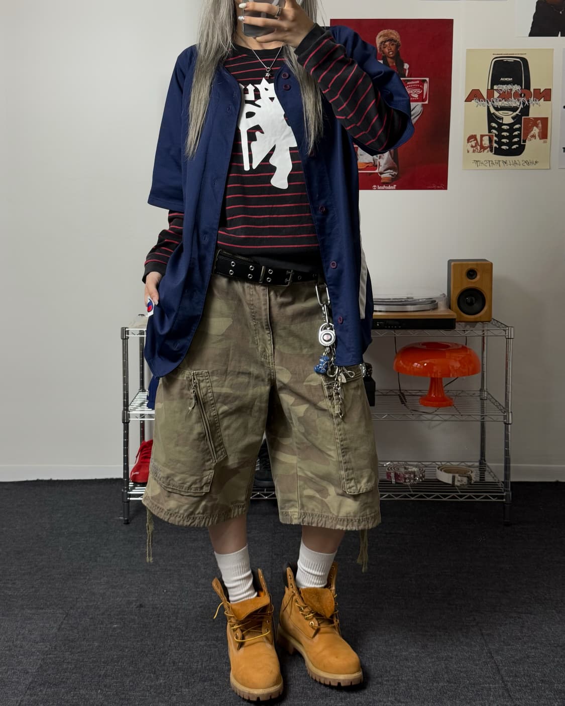 챔피온 00s 베이스볼 네이비 져지 상품이미지4