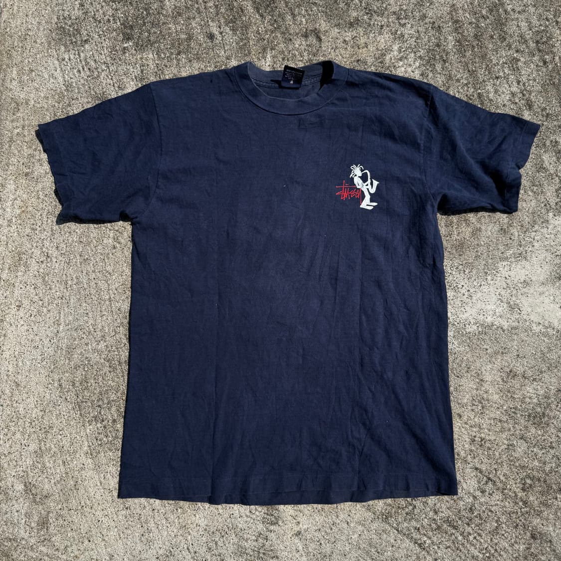[L] 90s Stussy 스투시 Jazzman 재즈맨 반팔티 상품이미지2