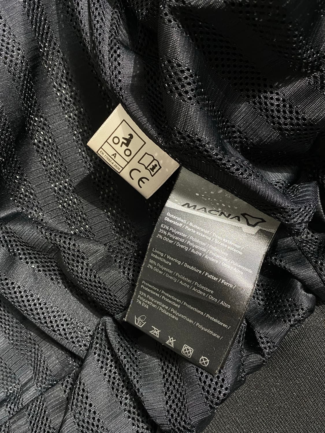 [3XL] MACNA 블랙 매쉬 바이커 자켓 상품이미지9