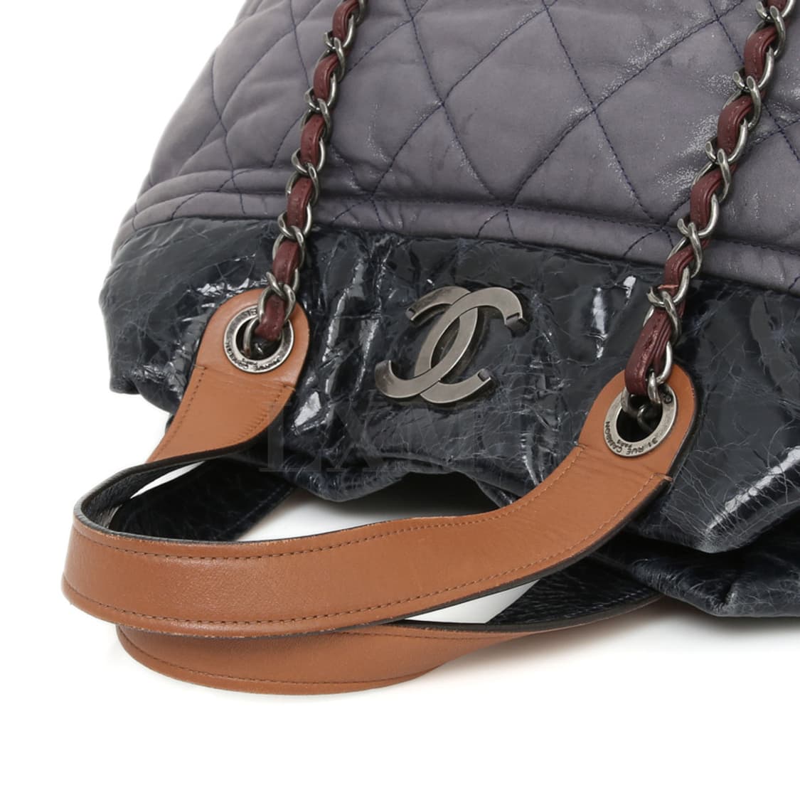 샤넬 인더믹스 체인 숄더 토트 보스턴백 A49682 상품이미지7