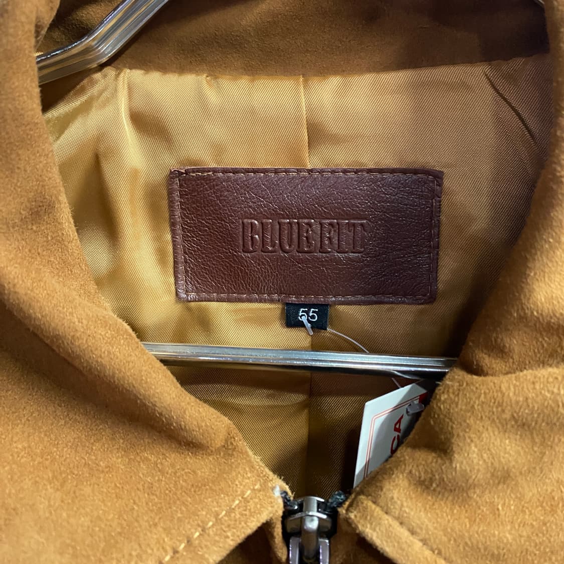 블루핏 포캣 염소 가죽 스웨이드 포켓 A-2 블루종 자켓 B3120  상품이미지4