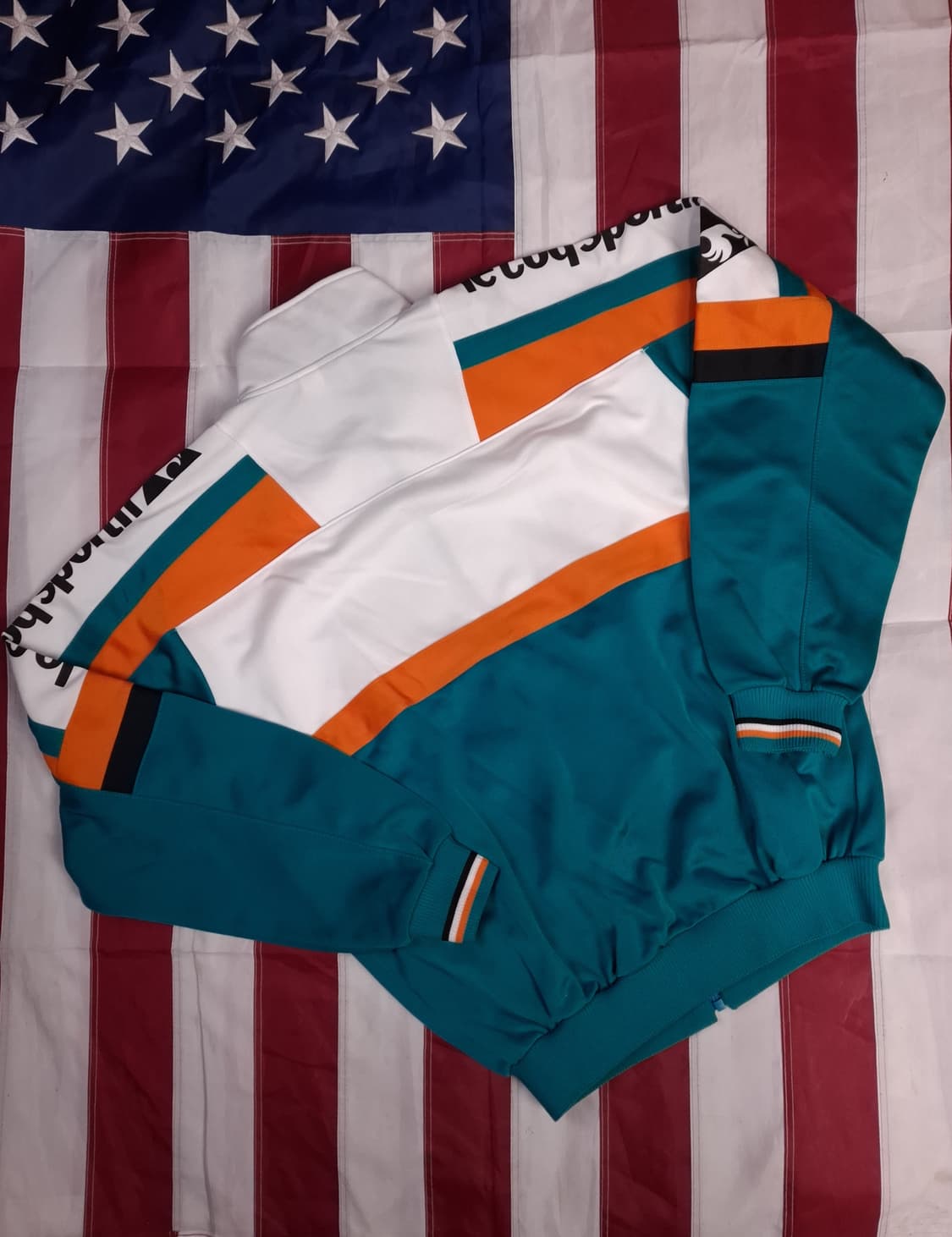 새제품 오리지날 80's 일본판 르꼬끄 배색 져지 상품이미지7