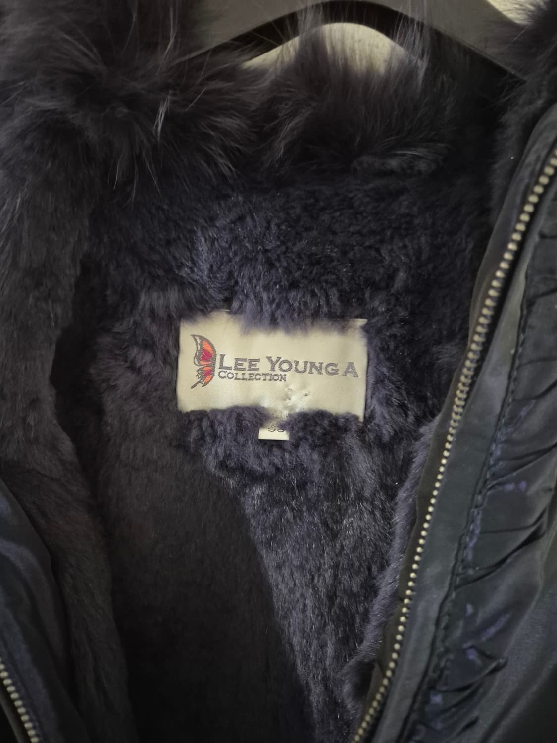 [77~88]LEE YOUNG A 여자 토끼 여우털 퍼 조끼점퍼 상품이미지4