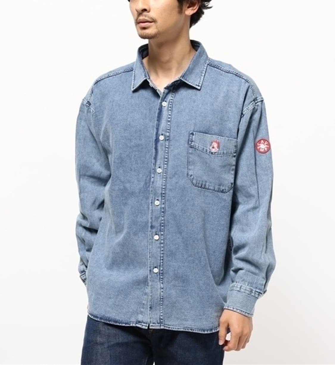 C.E 16SS WIDE DENIM SHIRT #2 상품이미지8