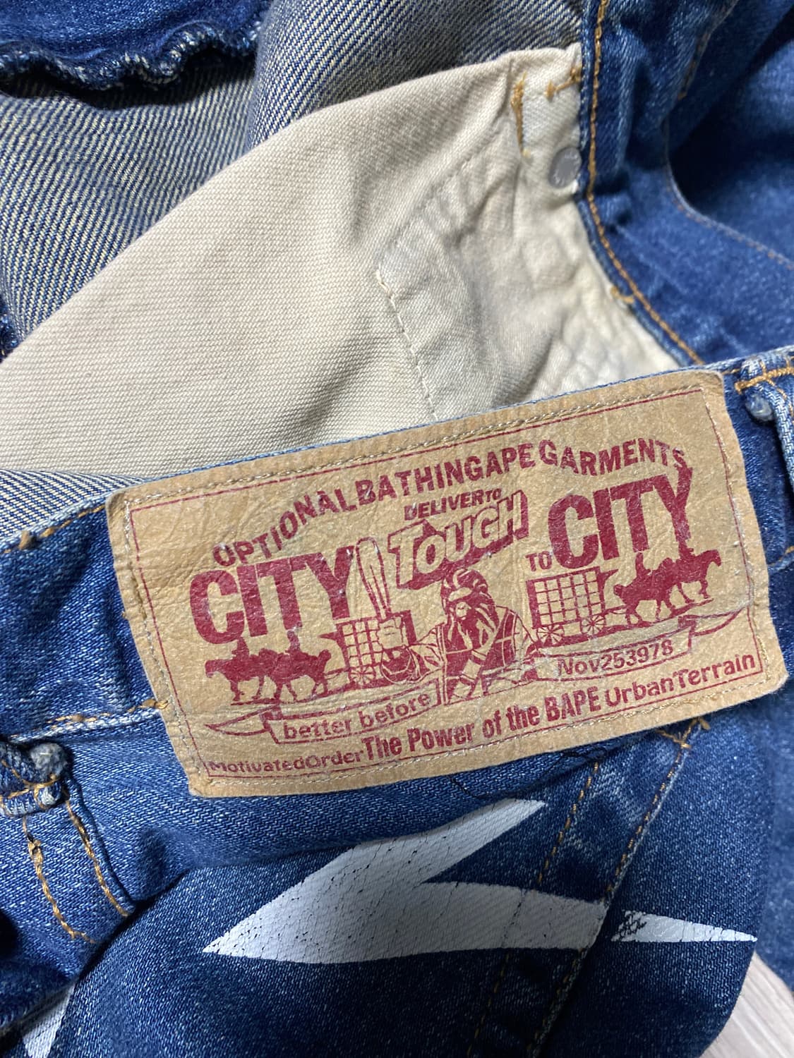 OG 베이프 베이프스타 데님 상품이미지4