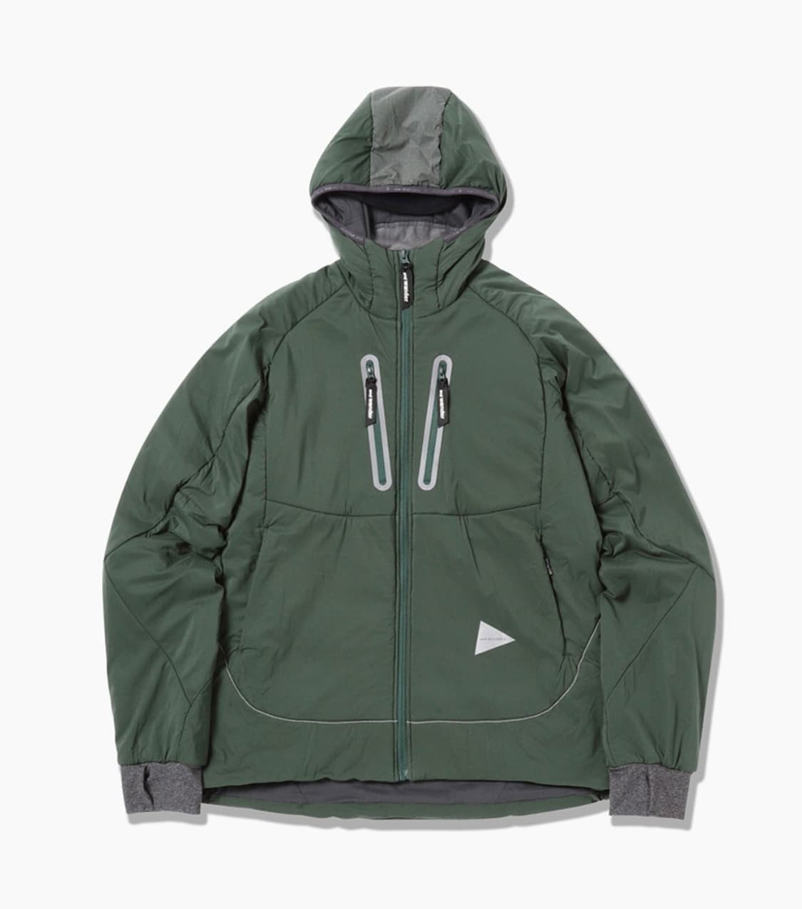 [XL] 앤드 원더 알파 에어 후디 그린 상품이미지1