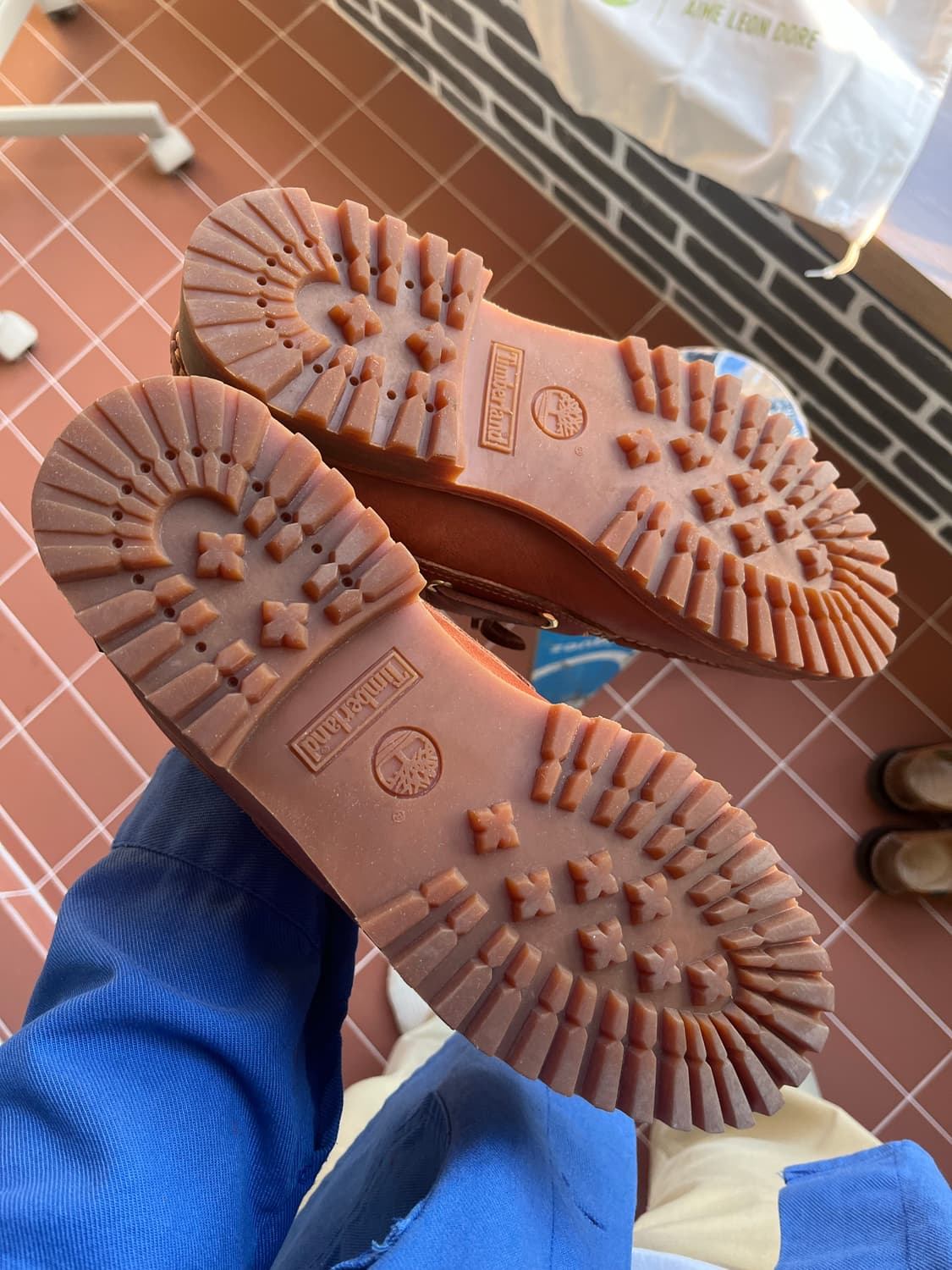 팀버랜드 x 에임레온도르 3아이 보트슈즈 미디움 브라운 상품이미지5