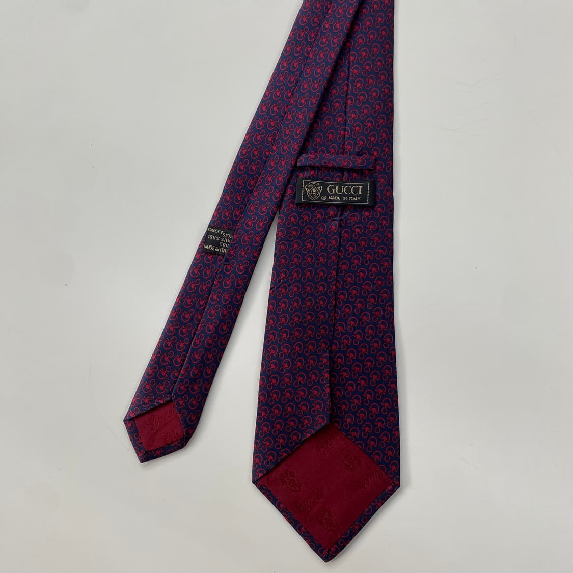 구찌(GUCCI) 심플로고 명품 정품 넥타이 8.7cm 상품이미지3