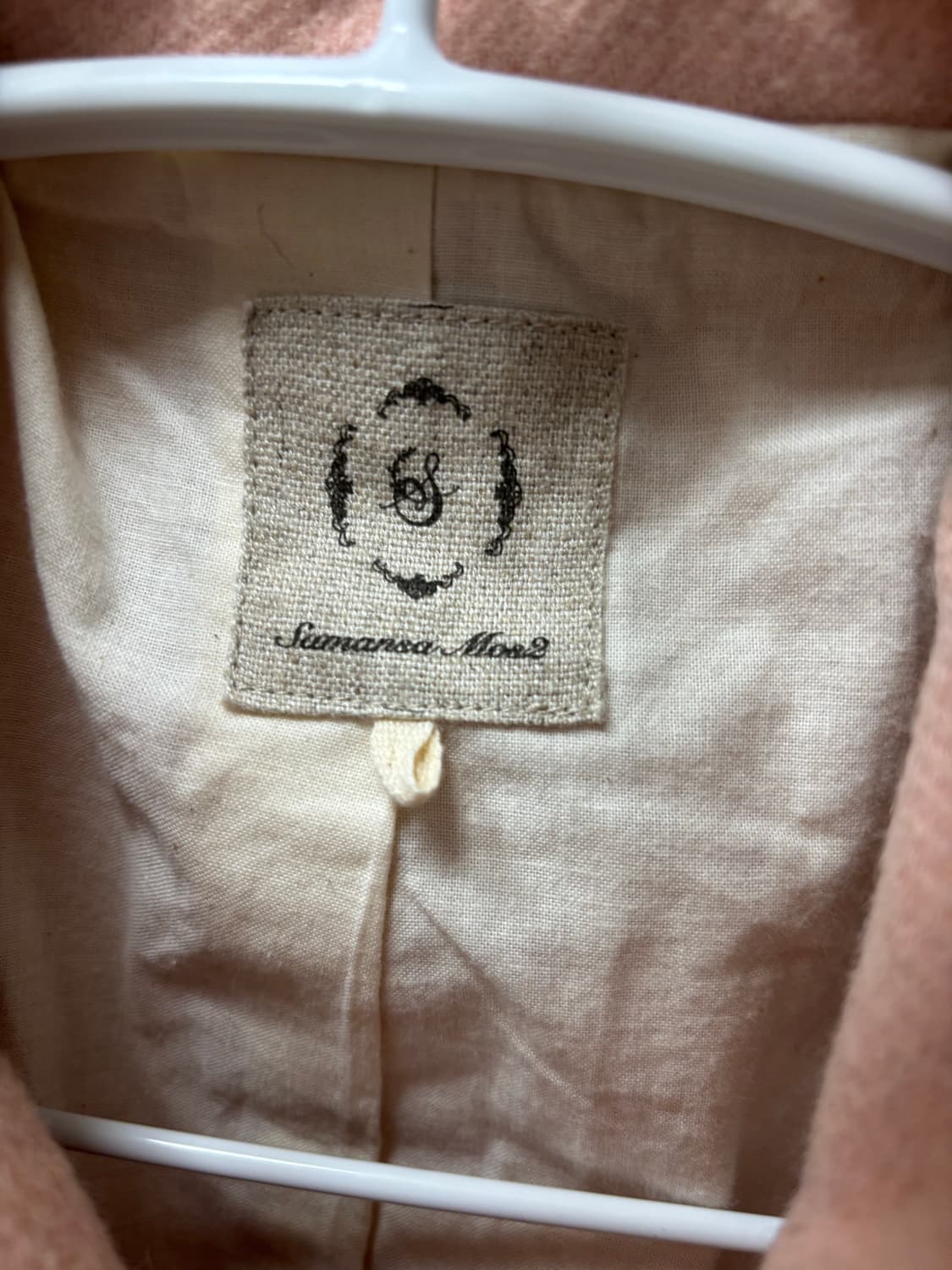 samansa mos2 사만사 모스2 핑크 미디 코트 모리걸 일브 상품이미지3