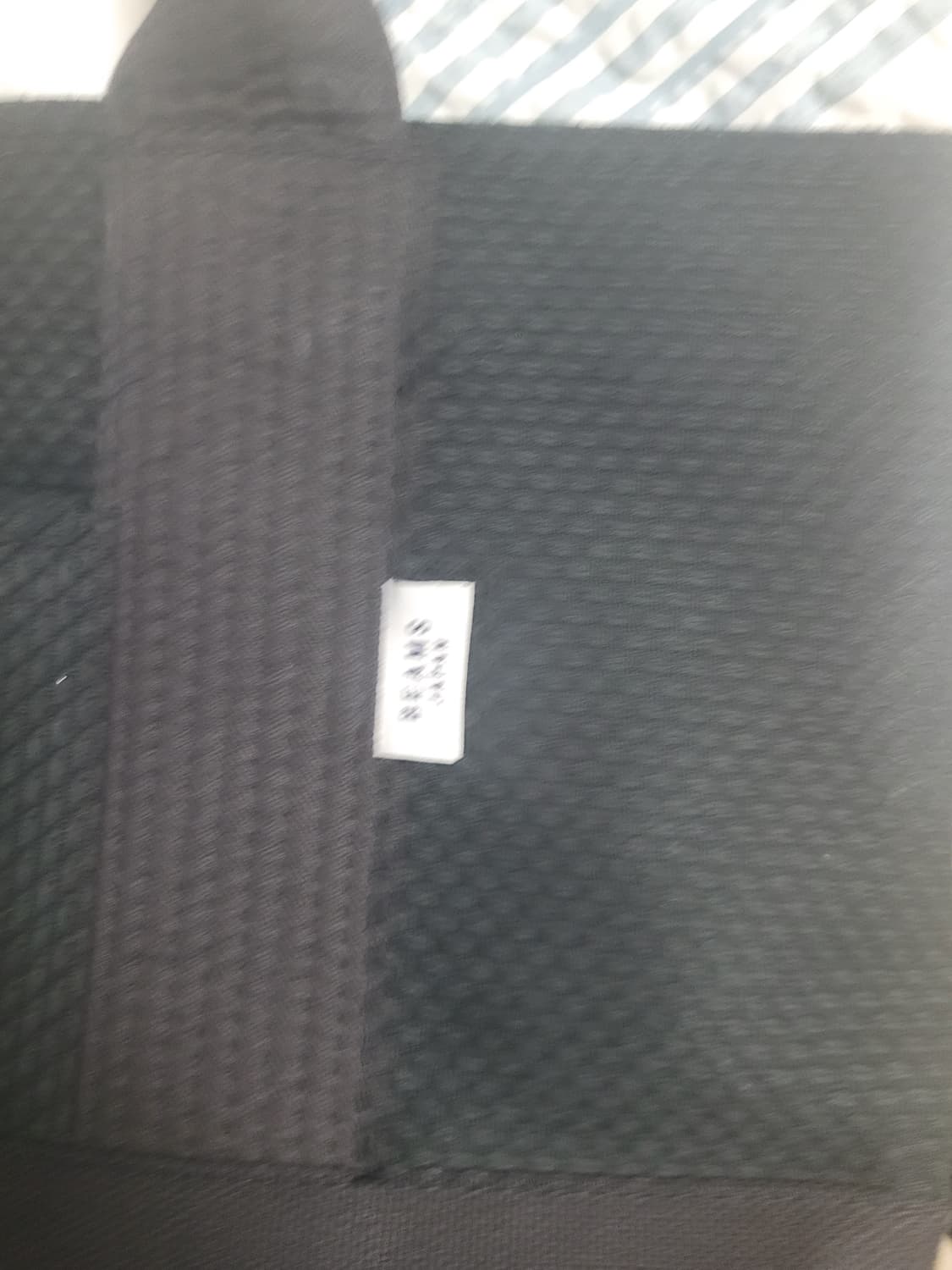 BEAMS JAPAN 빔즈재팬 블랙 사시코 토트백 상품이미지3