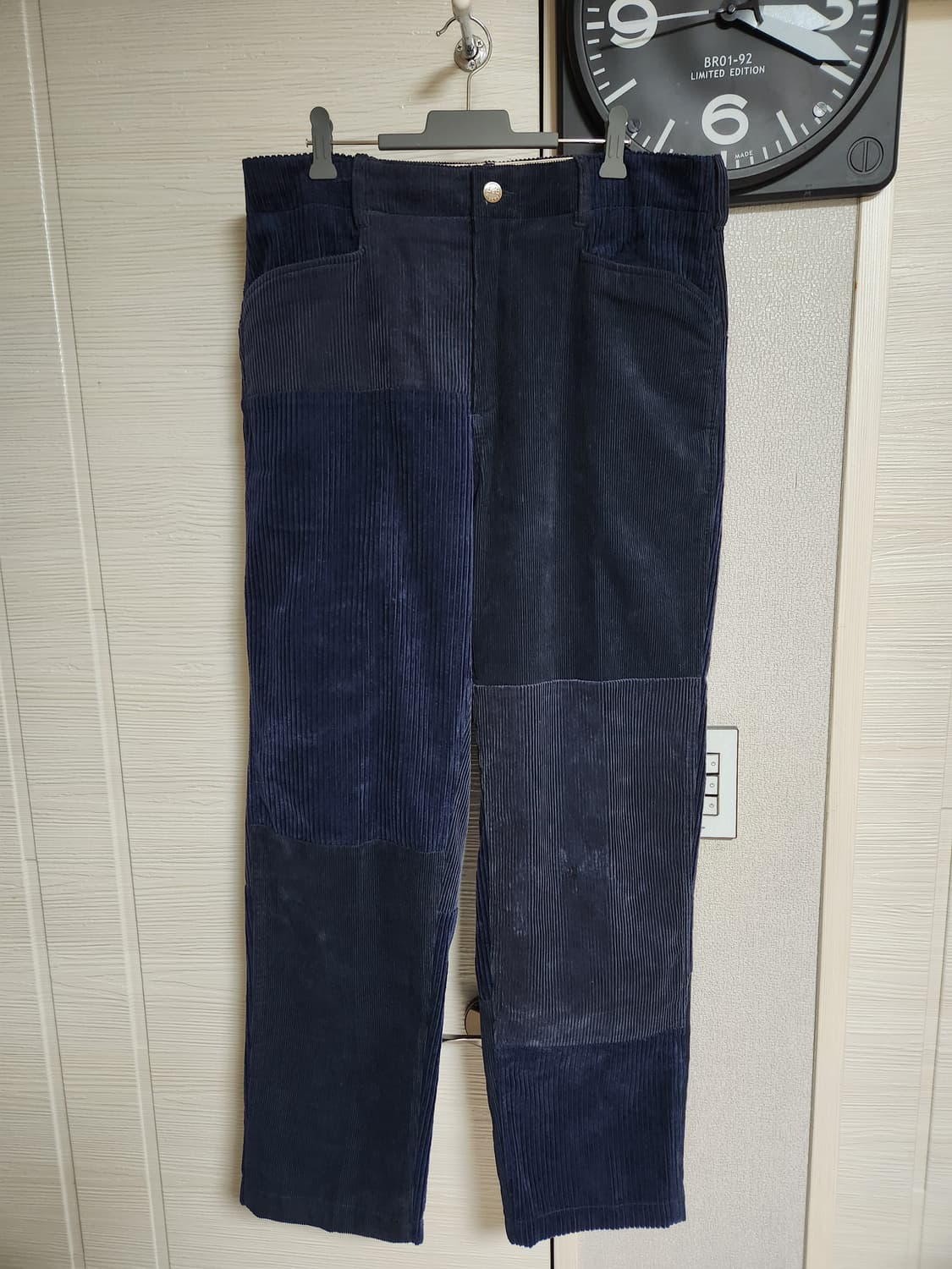 LEE x 엔지니어드 가먼츠 콜라보 네이비 코듀로이 팬츠 상품이미지1