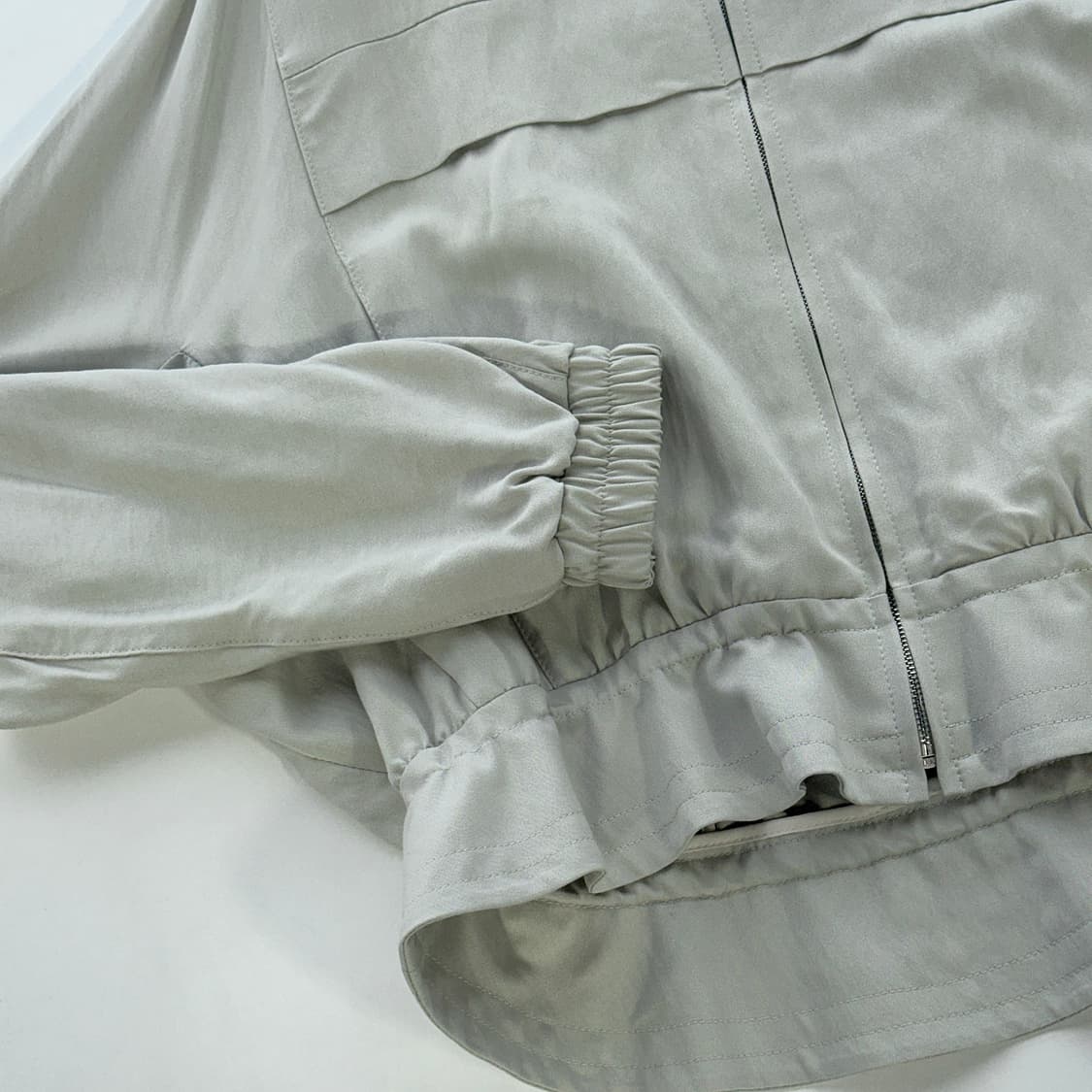 SJSJ 프릴 헴 후드 집업 상품이미지3