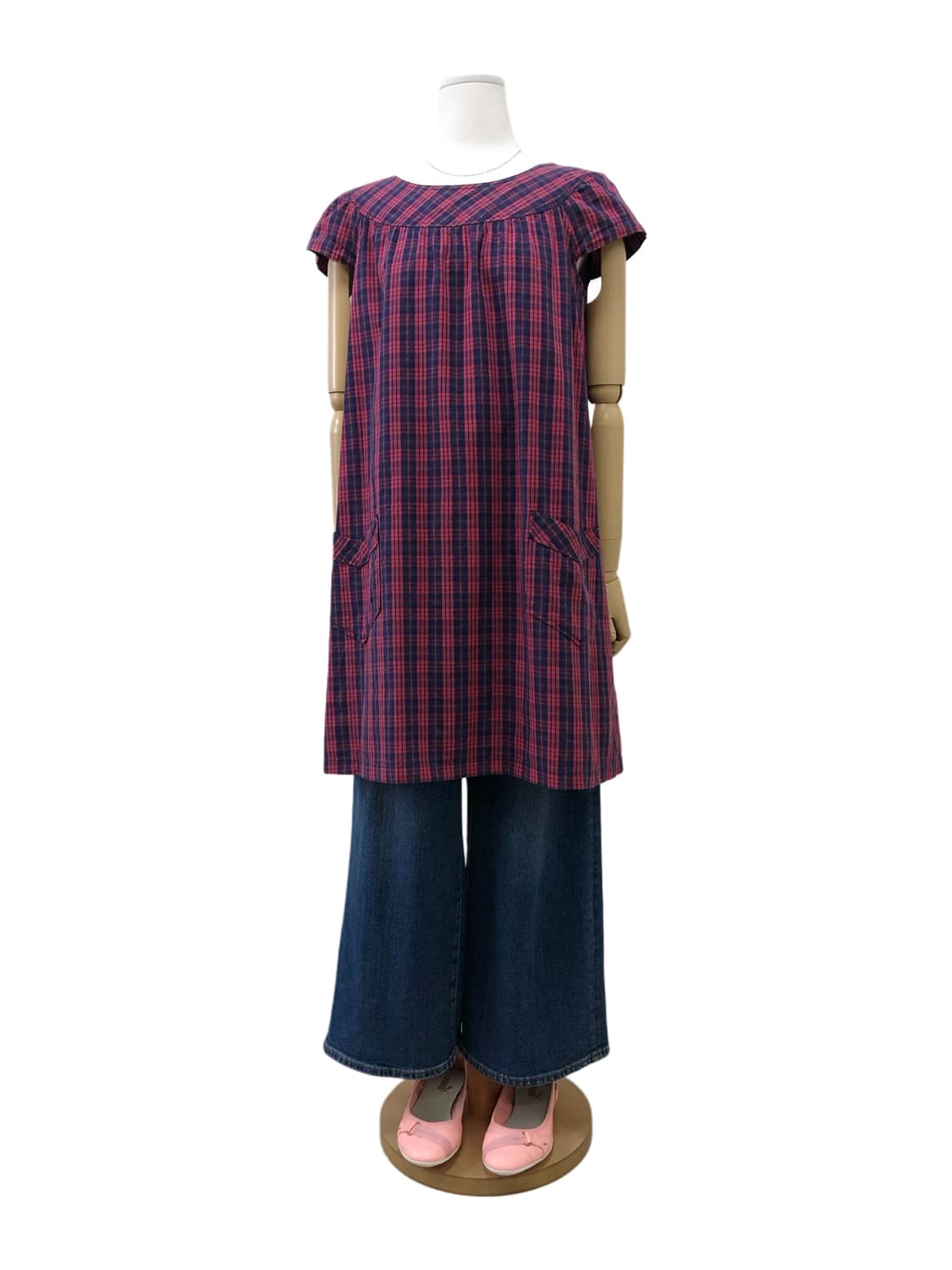 A.P.C. 아페쎄 체크 원피스 상품이미지2