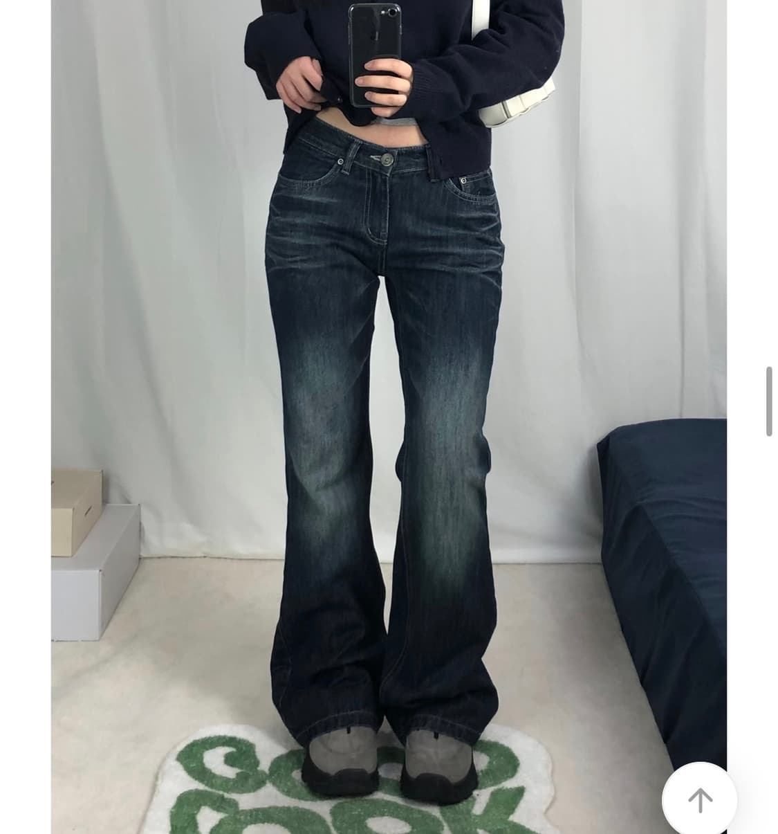 ootj 로우라이즈 부츠컷 데님팬츠 청바지 상품이미지1