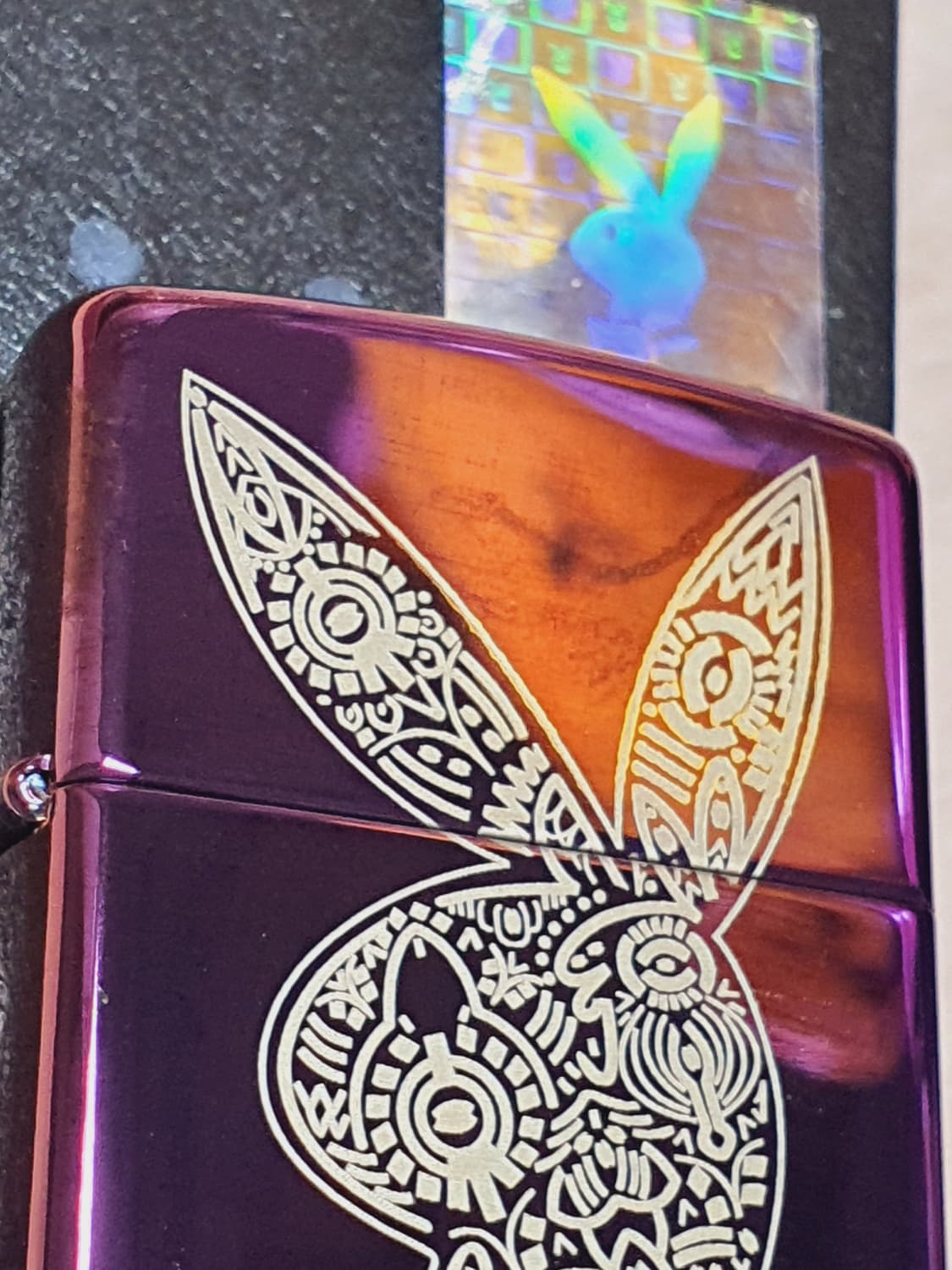 지포 라이터 어비스 퍼플 플레이보이 PLAY BOY Zippo 28076 상품이미지5