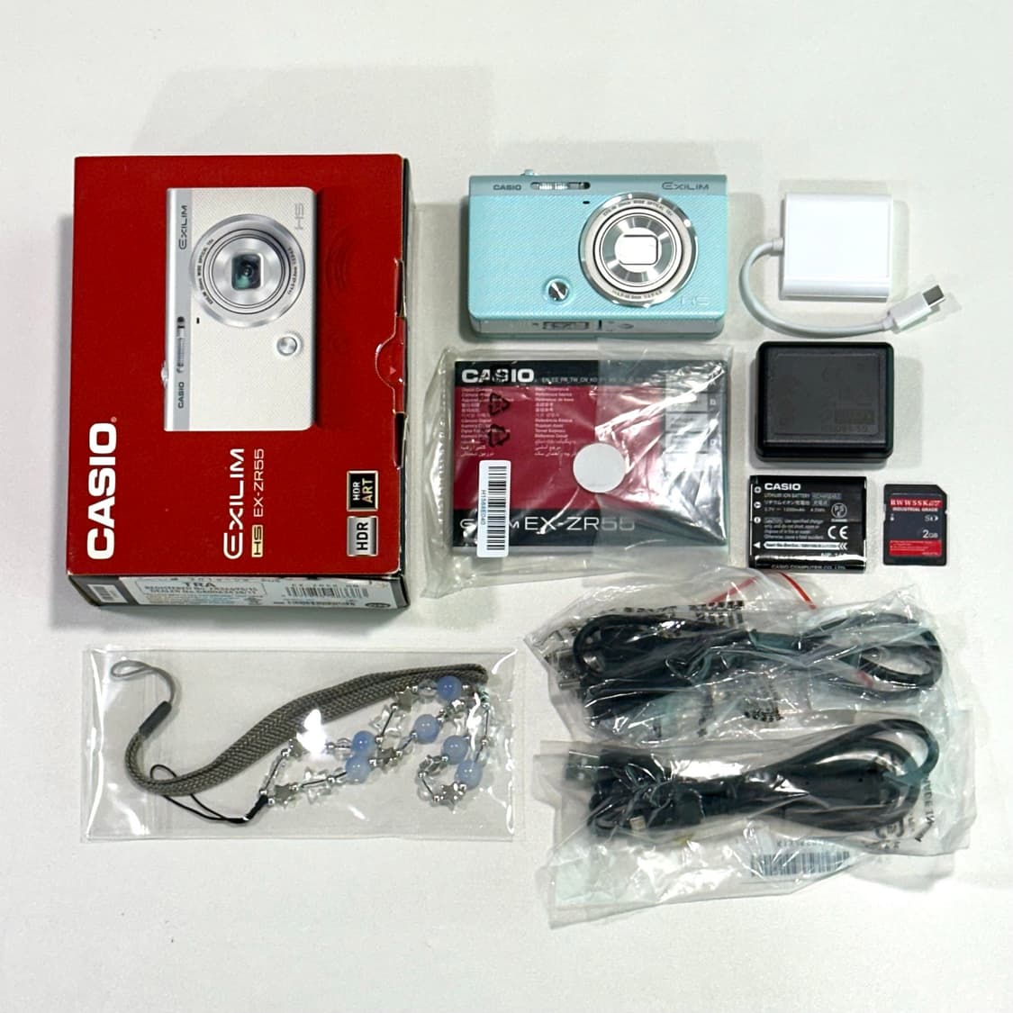 카시오 엑슬림 CASIO Exilim ZR55 (민트색) 풀박스 새상품 상품이미지9
