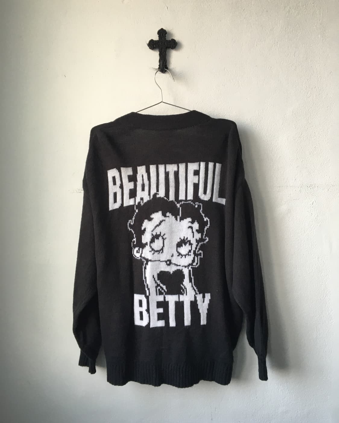 Betty boop knit cardigan 상품이미지1