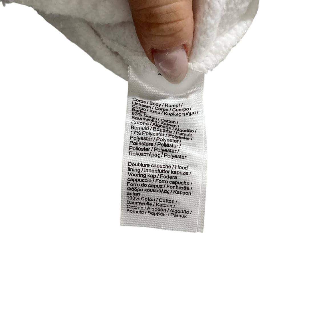 라코스테 화이트 후드 상품이미지4