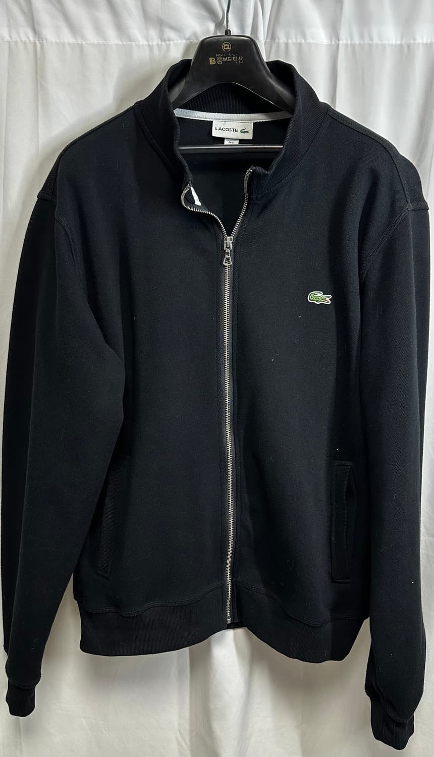 no.126 라코스테 블랙 풀집업 가디건 110 상태s급 상품이미지1