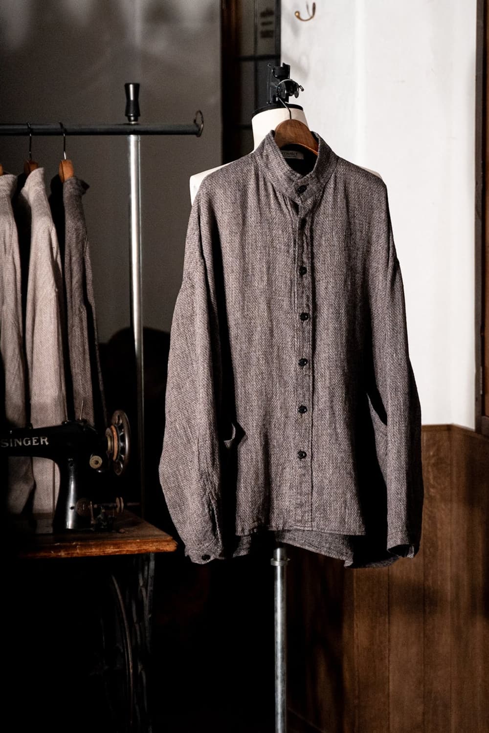 네스트로브컨팩트 린넨실크 스모크 셔츠자켓 상품이미지2