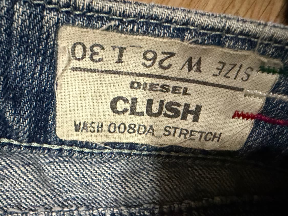 디젤 로우라이즈 워싱 데님 팬츠 청바지 스트레이트진 포켓 상품이미지5