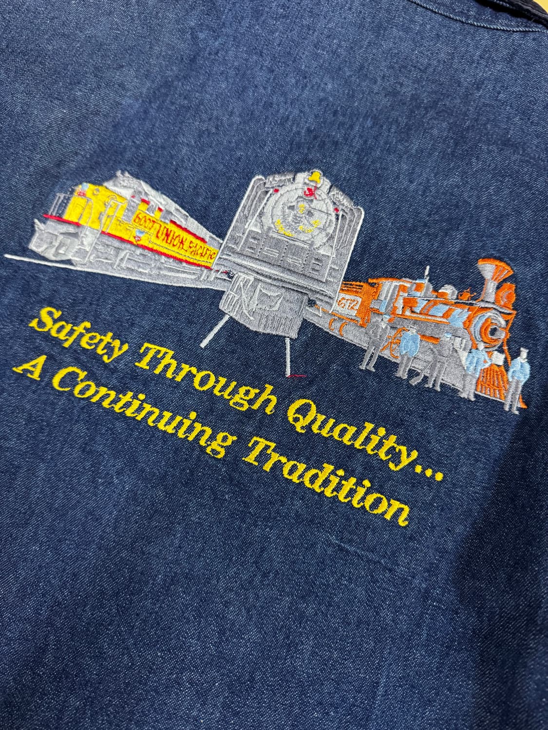 70s 랭글러 빅벤 데님 디트로이트 워크 자켓 48 상품이미지8