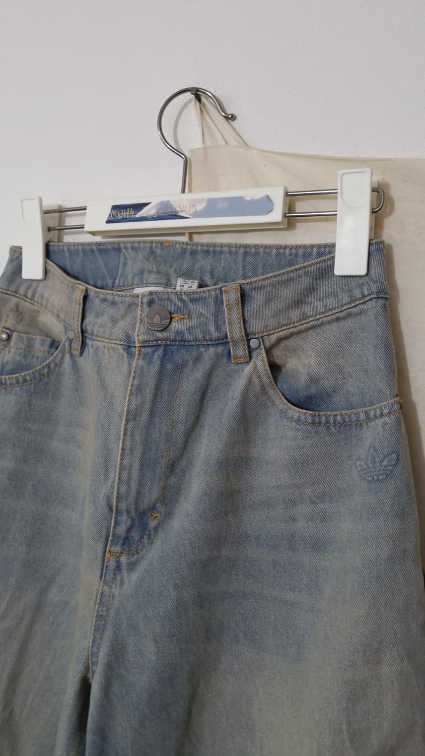 adidas 오리지널 아딜레니엄 지퍼 데님 팬츠 26 상품이미지5