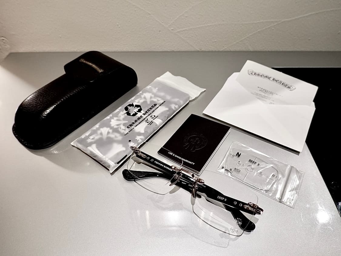 크롬하츠 딥2  블랙/실버 무테안경 상품이미지2