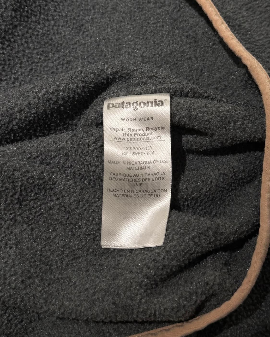 파타고니아 차콜 신칠라 플리스 스냅-T 풀오버 상품이미지9