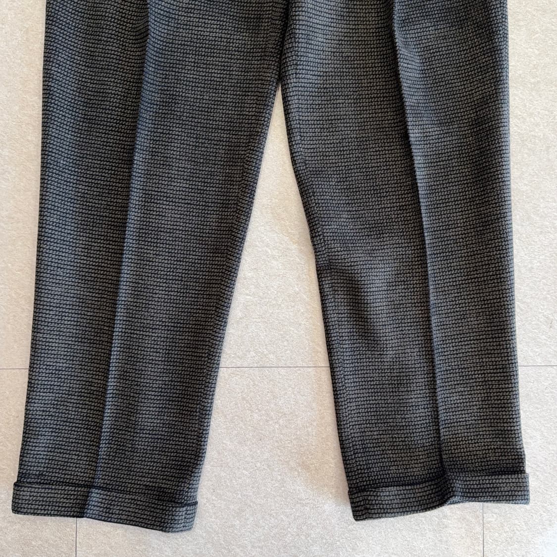 빈티지 울 투턱 카브라 팬츠 상품이미지2