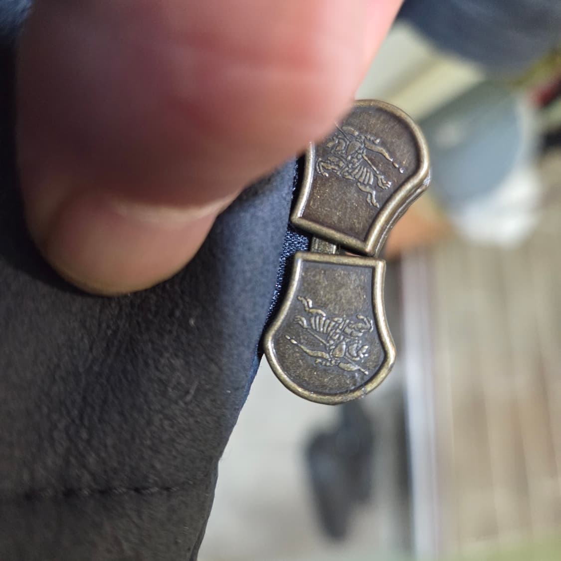 버버리 시어링 무스탕 코트 상품이미지6