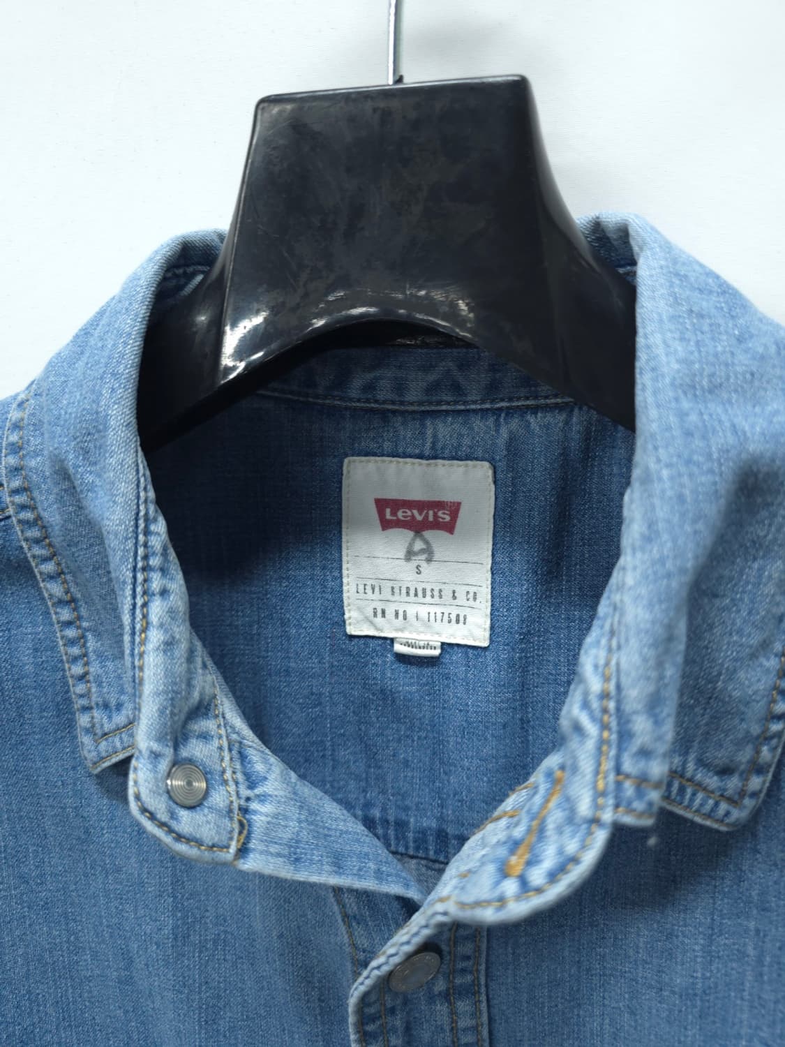 [리바이스] 남성 반팔 데님 셔츠 (95~100) 상품이미지7